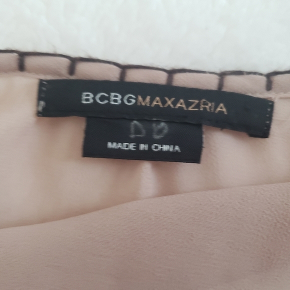 BCBGMaxazria tunic size 0 long sleeve old pink color - Picture 5 of 11